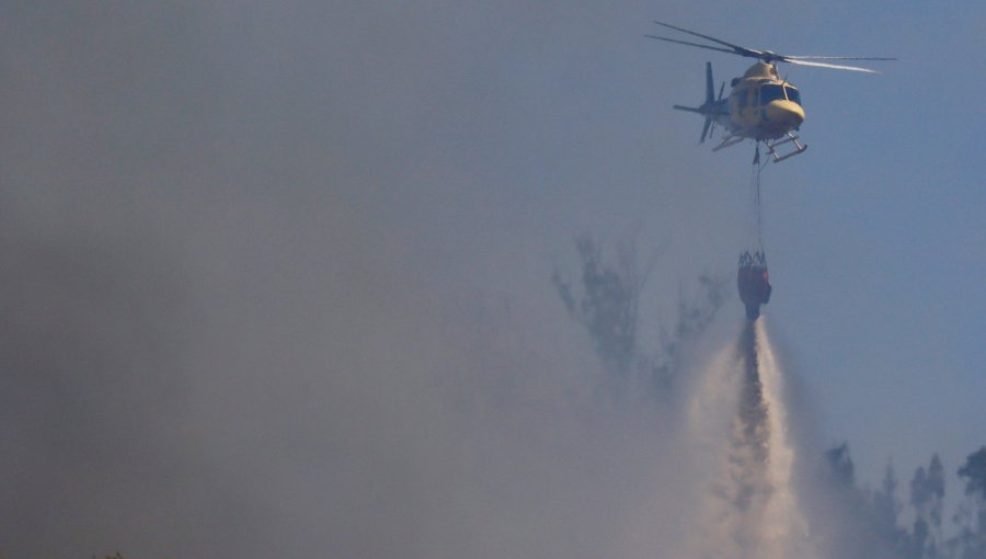 Cancelan la Alerta Roja para Valparaíso tras control de incendio forestal en la parte alta de la ciudad