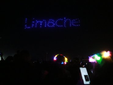 Limache recibió el 2025 con show de drones que fue disfrutado por 10 mil personas