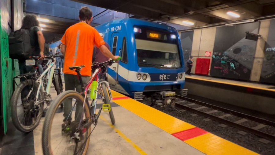 Tren Limache-Puerto permitirá ingreso de bicicletas las tardes del primer martes de enero y febrero