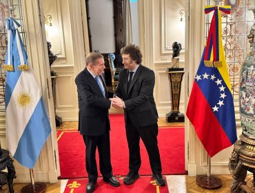 Milei recibe a Edmundo González: "Argentina siempre es la casa de los venezolanos del mundo"