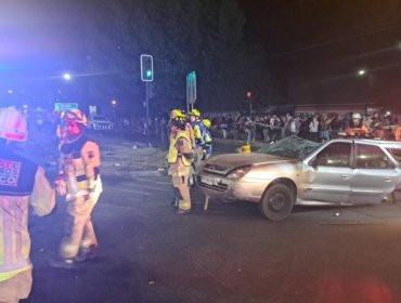 Una guagua de 6 meses murió y 11 personas quedaron heridas tras choque en Temuco