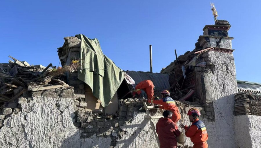 Un centenar de personas fallecidas deja terremoto de magnitud 6,8° en el Tíbet