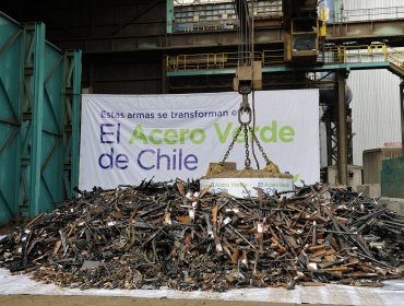 Más de 24 mil armas y artefactos fueron destruidos para ser convertidos en acero verde