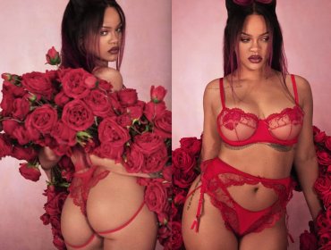 Con osadas fotografías, Rihanna enciende las redes sociales con su nueva campaña de lencería