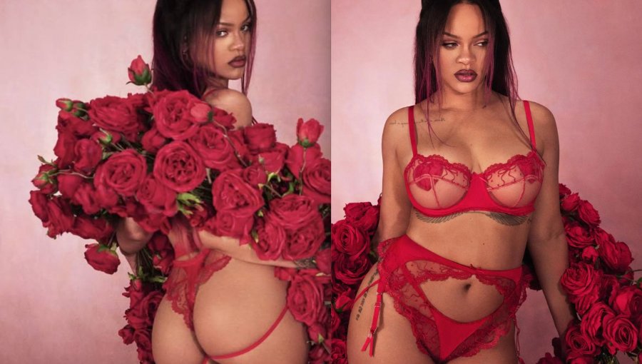 Con osadas fotografías, Rihanna enciende las redes sociales con su nueva campaña de lencería