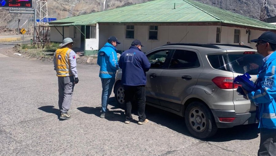 Detectan a tres conductores bajo la influencia de las drogas en Paso Los Libertadores de Los Andes