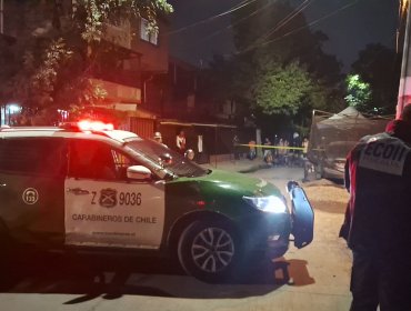 Homicidio a balazos en Estación Central estaría vinculado al tráfico de drogas