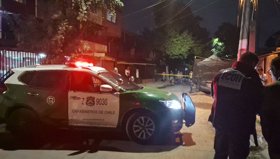 Homicidio a balazos en Estación Central estaría vinculado al tráfico de drogas