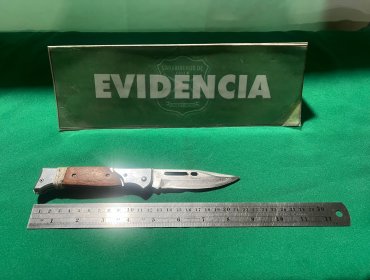 Homicidio frustrado en Cartagena: Carabineros detiene en flagrancia a adolescente que acuchilló a otro en el borde costero