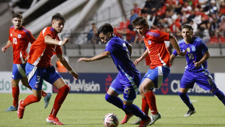 Chile sub-20 cae ante Argentina en el último apronte de cara al Sudamericano de Venezuela