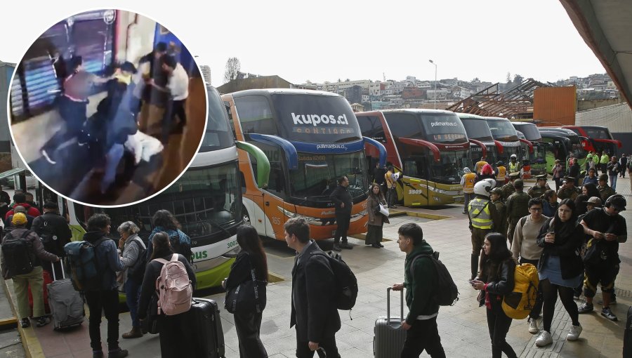 Pánico en el rodoviario de Valparaíso por jauría de delincuentes: buscan extender patrullajes policiales-municipales a la noche