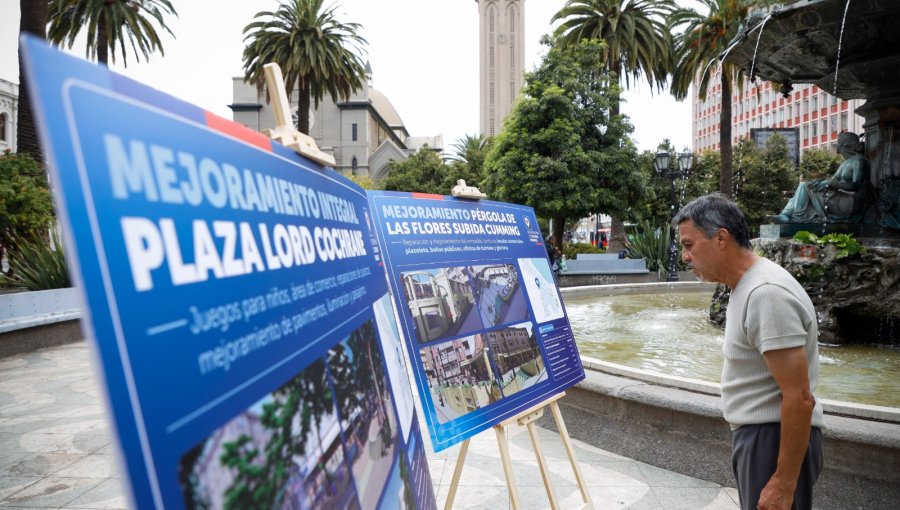 Dan inicio a las obras de construcción y mejoramiento del Barrio Cívico de Valparaíso