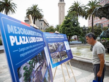 Dan inicio a las obras de construcción y mejoramiento del Barrio Cívico de Valparaíso