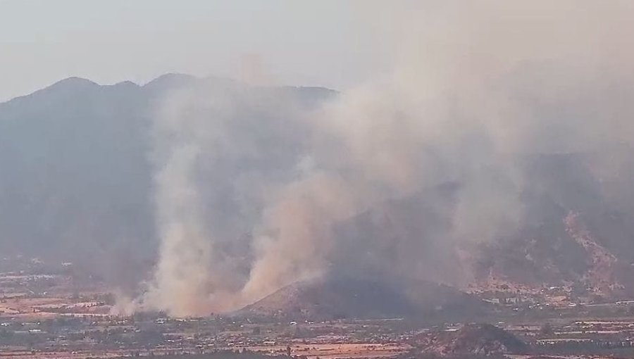 Solicitan evacuar sector Camino El Navío en Nogales por incendio forestal descontrolado