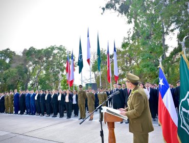 Cerca de 700 jóvenes ingresaron a la Escuela de Formación de Carabineros en Cerrillos