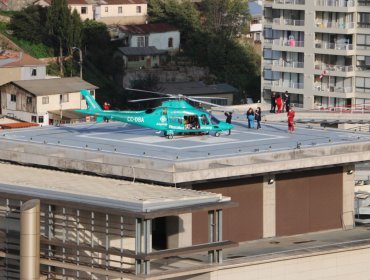 Destacan vital importancia del helipuerto del Hospital Gustavo Fricke de Viña del Mar