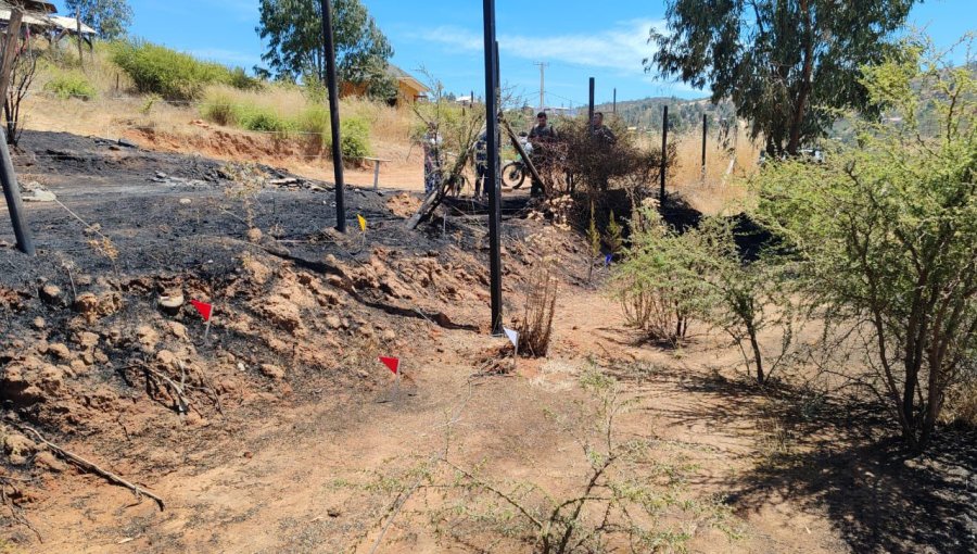 Detienen a acusado de provocar incendio forestal en el sector de Cajón de Lebu de Limache al manipular herramienta para soldar