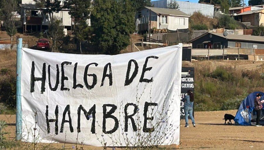 Parte huelga de hambre de damnificados por megaincendio de Viña del Mar