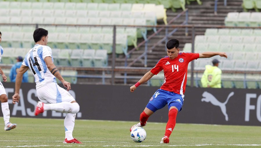 Chile arranca con una derrota ante Argentina el hexagonal final del Sudamericano sub-20