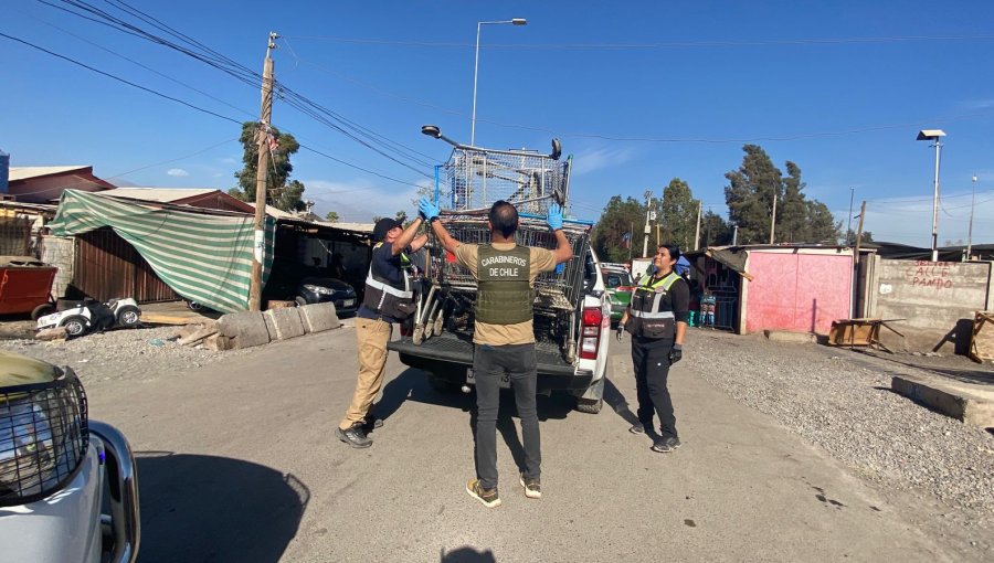 Recuperan 24 carros de supermercados y detienen a un hombre por receptación en San Felipe