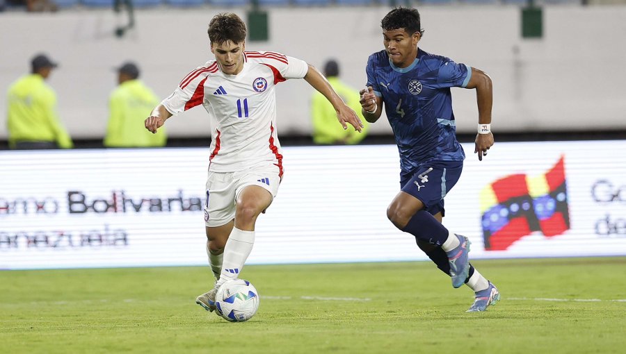 Chile cayó en la agonía ante Paraguay en el segundo partido del hexagonal del Sudamericano sub-20