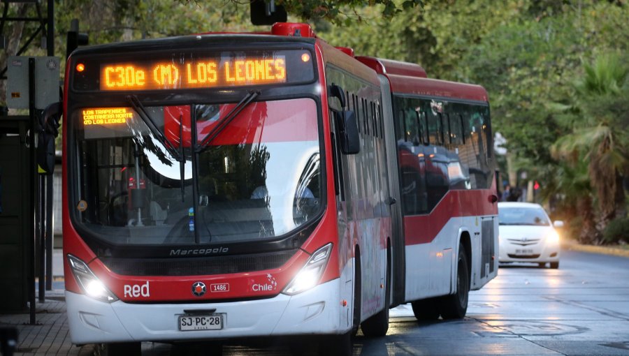 Tarifa del transporte público de la región Metropolitana subirá $20 a partir de este domingo