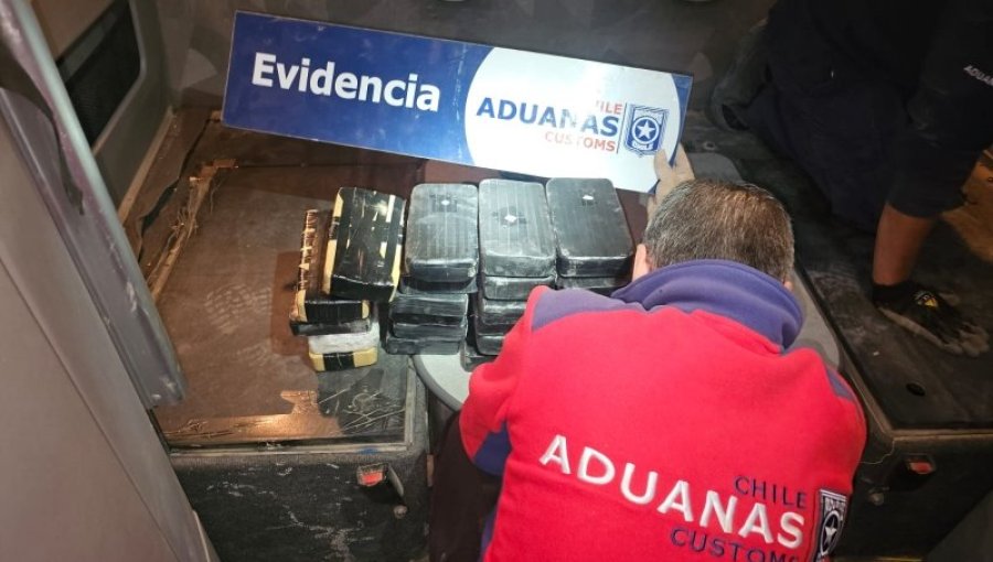 Detectan 59 kilos de cocaína y ketamina oculta en vehículo de carga que ingresaba a Ollagüe desde Bolivia