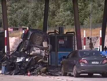 Joven pierde la vida tras tras chocar contra estructura de cemento en el peaje Troncal Río Maipo