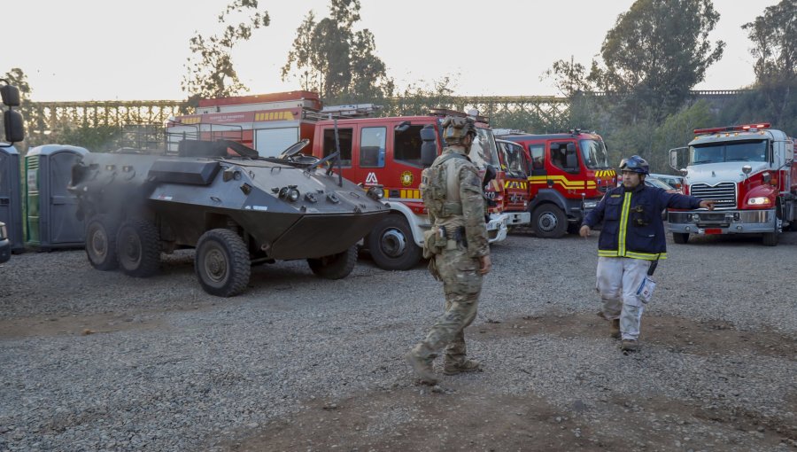 Confirman 14 detenidos por incendios y renuevan toque de queda en La Araucanía