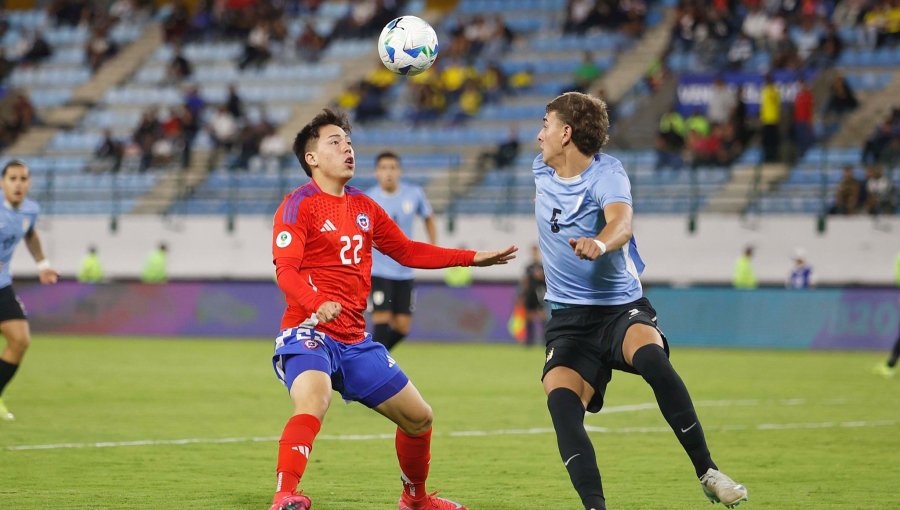 Chile sumó su primer punto en el hexagonal del Sudamericano sub-20 al empatar con Uruguay