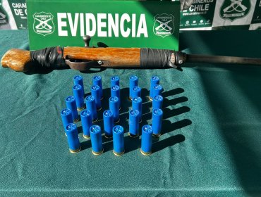 Detienen a un sujeto en San Felipe por porte de escopeta hechiza y municiones