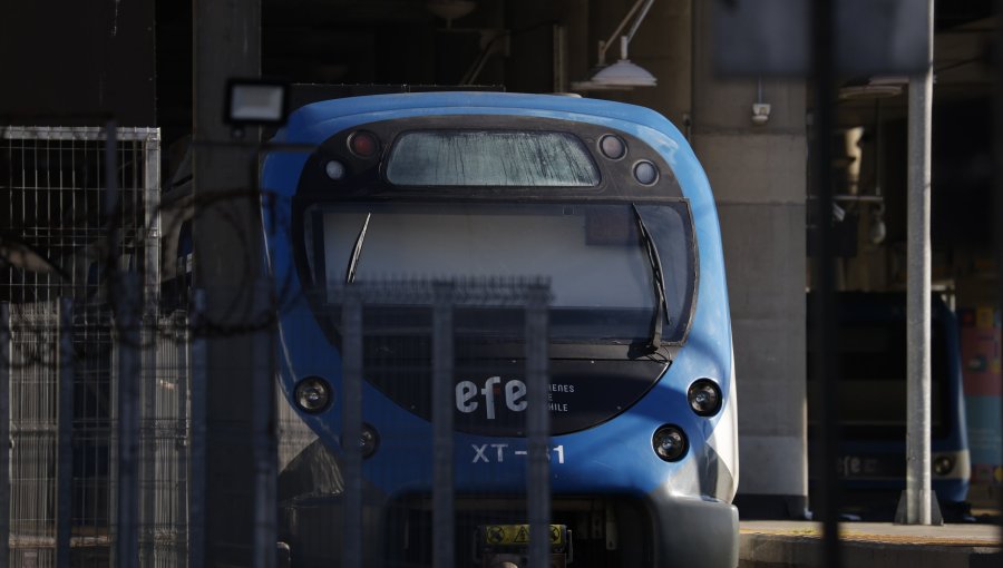 Sujetos rayaron vagón y agredieron a pasajeros en la estación Recreo de Viña del Mar del Tren Limache-Puerto