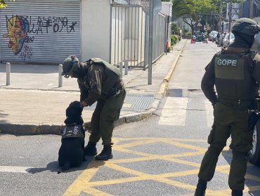 Descartan presencia de artefacto explosivo al interior de una sucursal bancaria en Viña del Mar