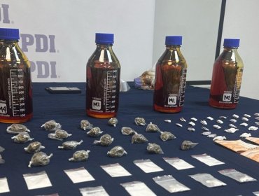 Detienen a tres personas y realizan millonaria incautación de resina de cannabis en Pedro Aguirre Cerda