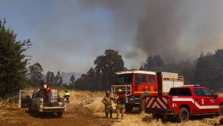 Ministro Valenzuela: “No podemos cantar victoria, tenemos 8% más de incendios”