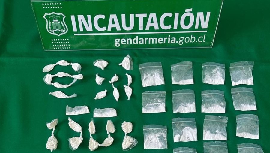 Detienen a mujer que entregó diversas drogas a un interno en la cárcel de San Antonio