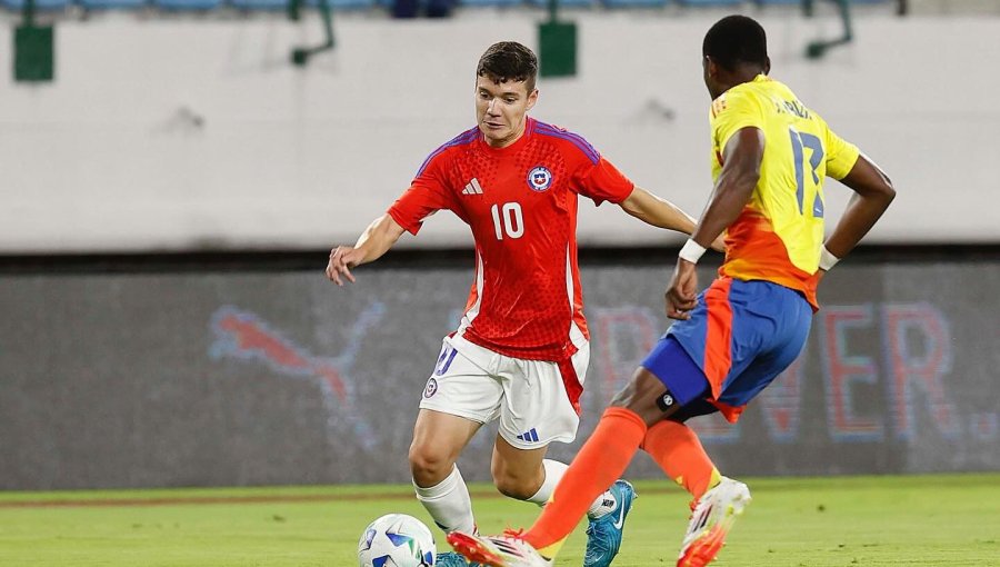 Chile cae ante Colombia y suma su tercera derrota en el hexagonal final del Sudamericano sub-20