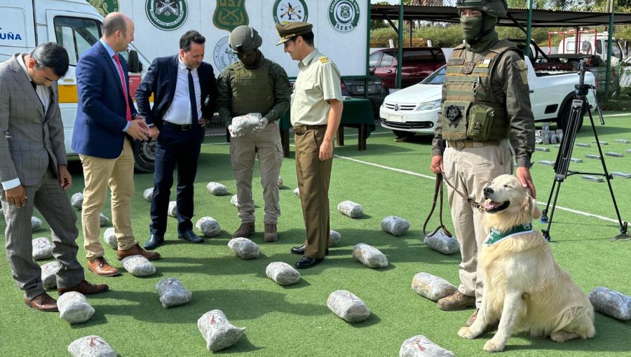 Carabineros confisca más de un millón de dosis de drogas en Atacama: avalúo total cerca de $5.289.172.000