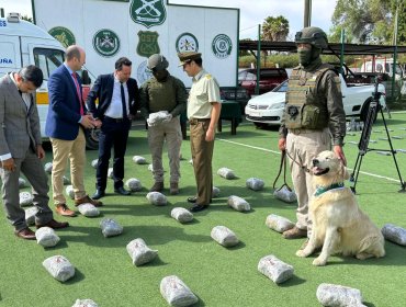 Carabineros confisca más de un millón de dosis de drogas en Atacama: avalúo total cerca de $5.289.172.000