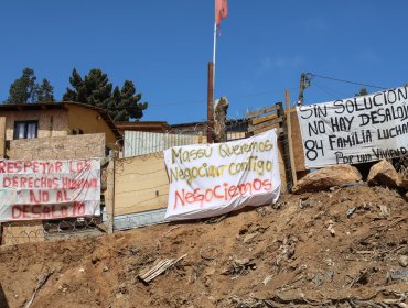 Corte de Apelaciones fija desalojo para este sábado a 90 familias de la toma Lajarilla en Reñaca Alto