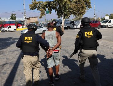 Gran operativo de la PDI contra "Los Espartanos" termina con 20 detenidos en el Persa Biobío y Barrio Franklin