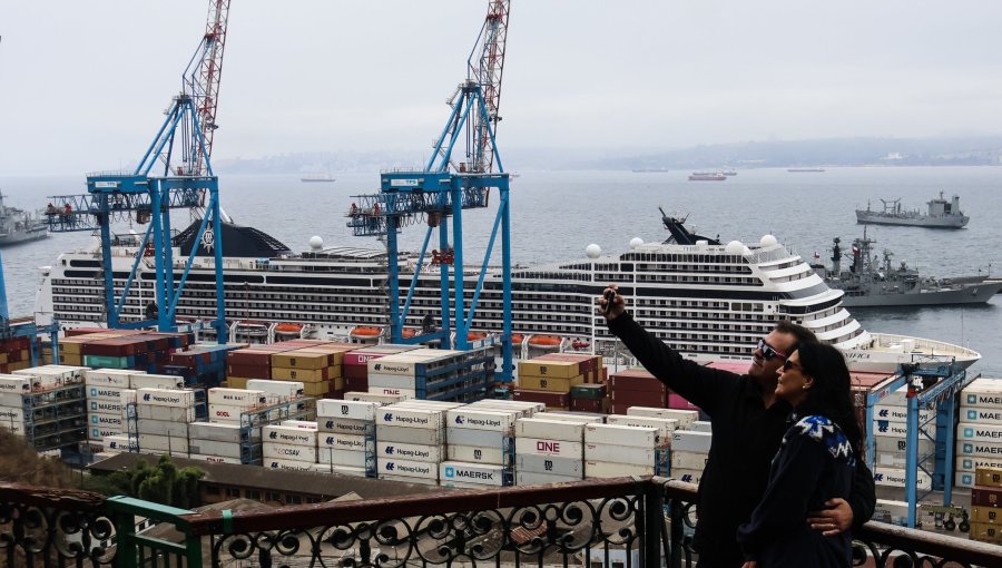 Más de 6.500 pasajeros llegaron en cruceros al Terminal Pacífico Sur Valparaíso en el mes de febrero