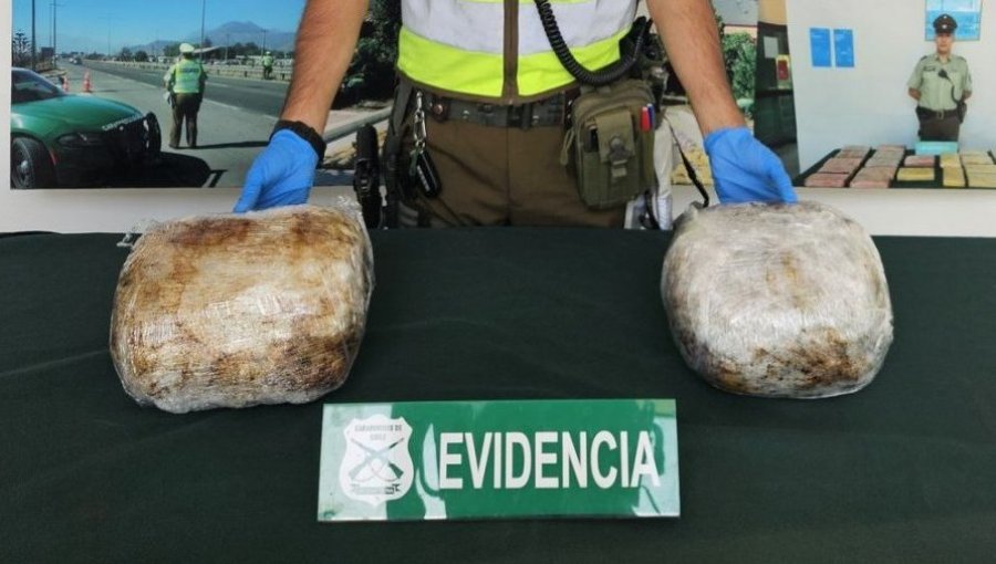 Dos detenidos por tráfico de drogas en Nogales: portaban 2 kilos de marihuana en mochila