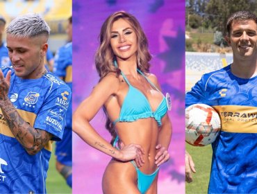 ¿Camarín dividido en Everton?: Al estilo “Yoko Ono” modelo genera triángulo amoroso entre dos jugadores