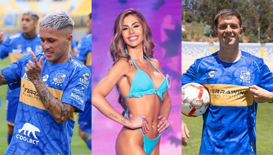 ¿Camarín dividido en Everton?: Al estilo “Yoko Ono” modelo genera triángulo amoroso entre dos jugadores