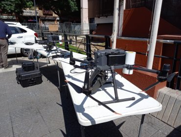 Autoridades apuestan sus fichas en Programa de Televigilancia con drones para disuadir la ocurrencia de delitos en la V Región