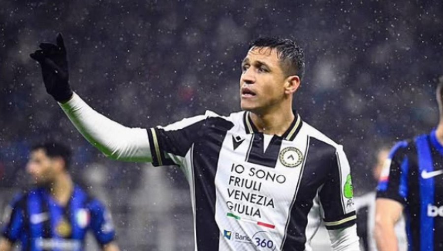 Medios italianos destacaron el trabajo en la cancha de Alexis Sánchez en triunfo de Udinese