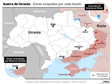 Rusia reitera que no cederá territorios a Ucrania: "No es objeto de debate"