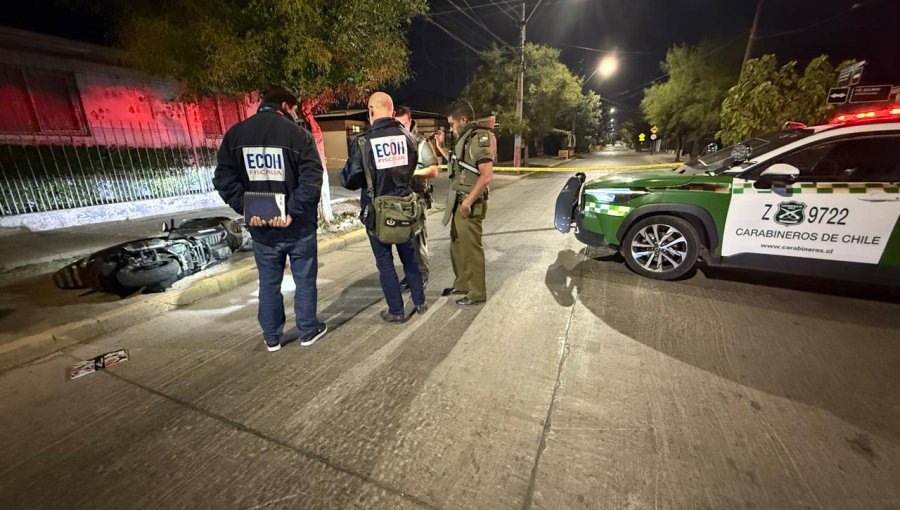 Motociclista murió acribillado en Lo Espejo: le dispararon una veintena de veces