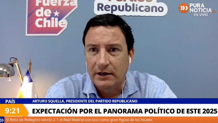 Presidente de Republicanos hace un llamado a Chile Vamos a “un apoyo irrestricto al candidato que pase a segunda vuelta, eso es clave”